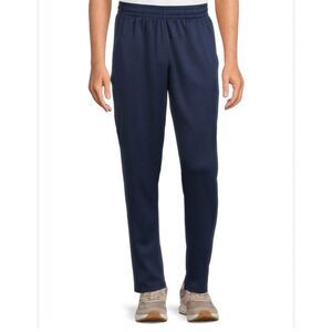 Athletic Dri-Works Men Navy Track Pant With Ankle Zip Size 3XL (48-50)